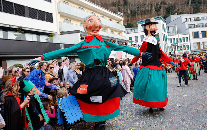 Fasnachtsumzug in Vaduz