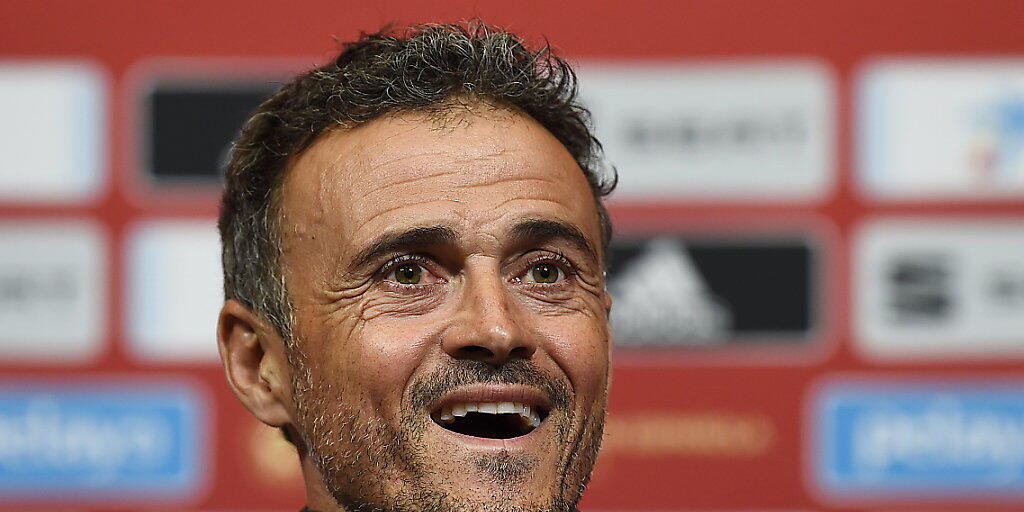 Spaniens neuer Nationaltrainer Luis Enrique hat nach dem Sieg in England gut lachen