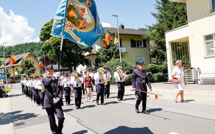 76. Liechtensteiner Verbandsmusikfest in Mauren  unter dem Motto «Mura - tönt guat»