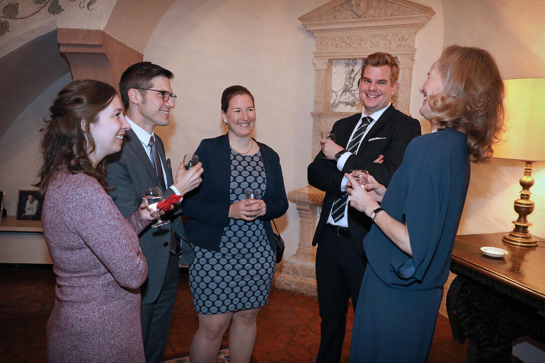 Neujahrsempfang für das diplomatische Corps auf Schloss Vaduz