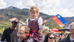 Feierlichkeiten zum Jubiläum bei der alten Rheinbrücke Vaduz–Sevelen