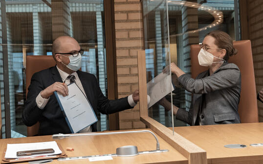 Unterzeichnung Koalitionsvertrag in Vaduz