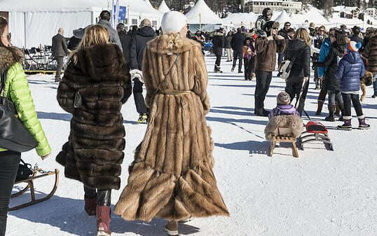 Am White Turf in St. Moritz treffen sich jeweils die Reichen und Superreichen. (Archivbild)
