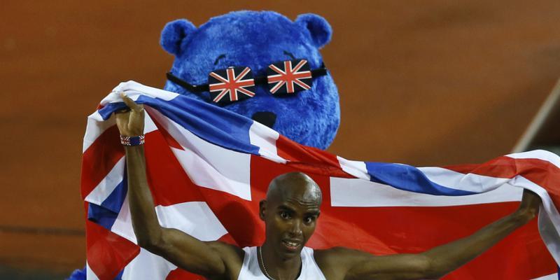 Mo Farah wurde seiner Favortenrolle gerecht