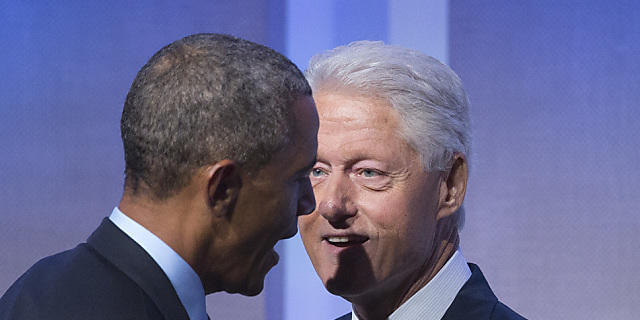 Obama und die potenzielle "First-Lady" Bill Clinton (Archiv)