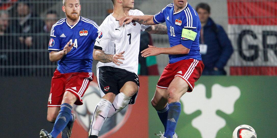 Fussball EM-Qualifikation Liechtenstein - Oesterreich