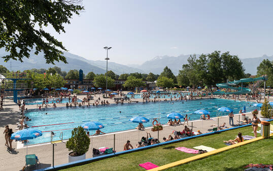 Freibad Mühleholz in Vaduz