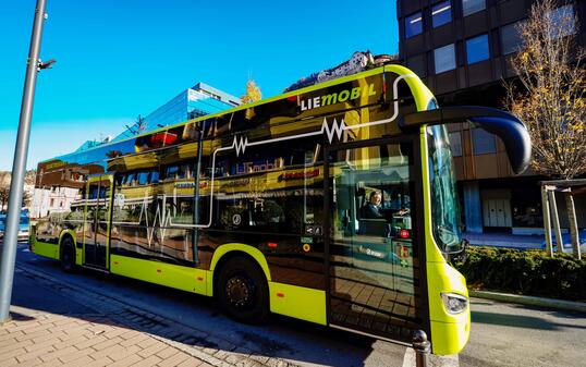 Liechtenstein Vaduz LIE-Mobil Elektrobus