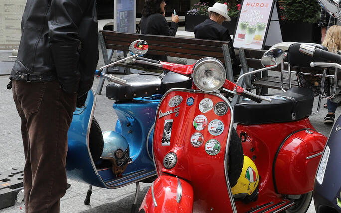 Vespa-Treff in Buchs