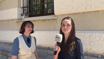 Interview mit Landtagsabgeordneter der Freien Liste Manuela Haldner-Schierscher nach der Landtagseröffnung 2025