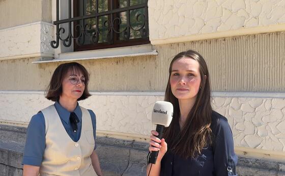 Interview mit Landtagsabgeordneter der Freien Liste Manuela Haldner-Schierscher nach der Landtagseröffnung 2025
