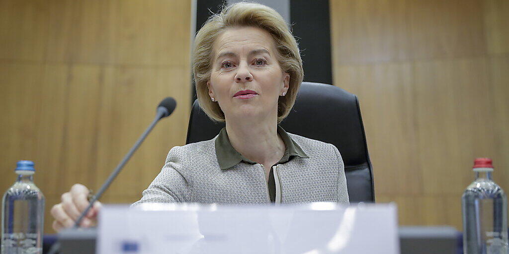 Sorgenvoll beobachtet die EU-Kommissionspräsidentin Ursula von der Leyen die Lage an den Grenzen in Bulgarien und Griechenland. (Archivbild)