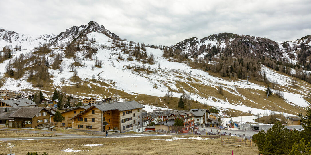 Schneemangel in Malbun Schneemangel in Malbun
