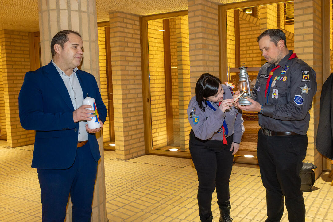 Friedenslicht 2025 in Liechtenstein (17.12.2025)