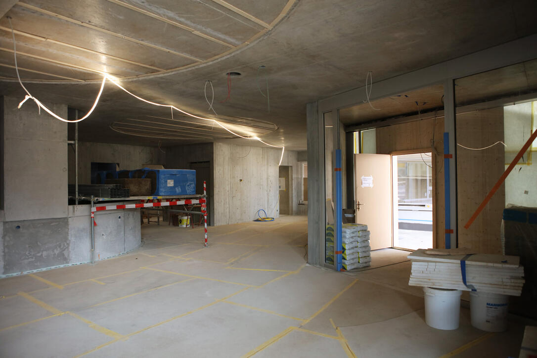 Tag der offenen Baustelle Kindergarten und Doppelturnhalle in Ma