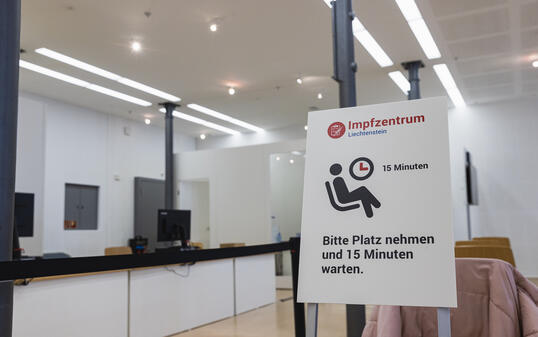 Impfzentrum Liechtenstein