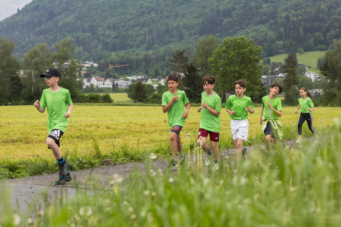 Sponsorenlauf der Primarschule Mauren