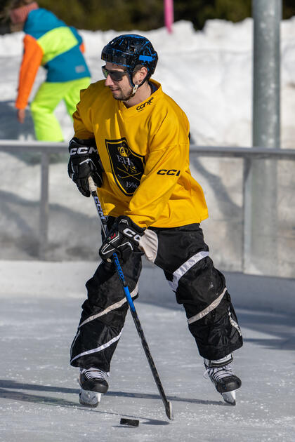 Pond Hockey Turnier in Malbun