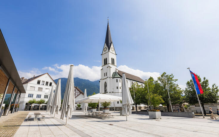 Dorfplatz in Eschen