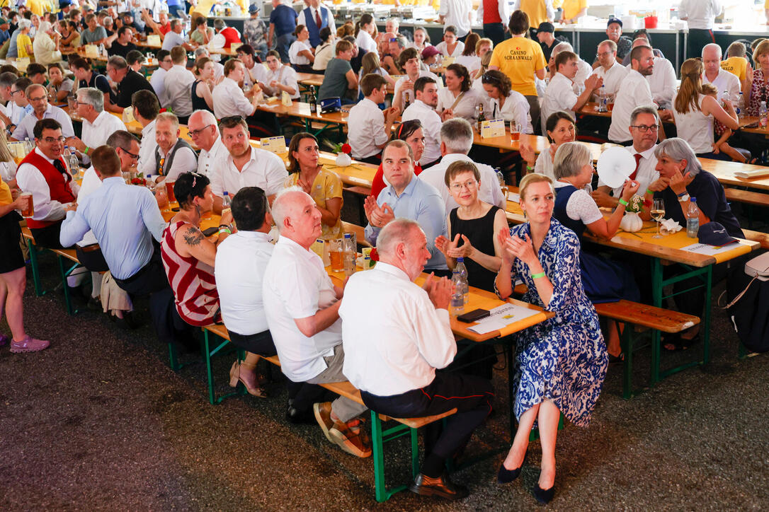 76. Liechtensteiner Verbandsmusikfest in Mauren  unter dem Motto «Mura - tönt guat»