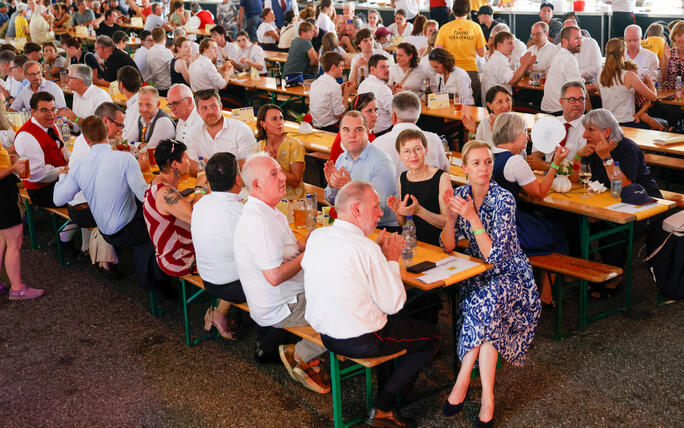 76. Liechtensteiner Verbandsmusikfest in Mauren  unter dem Motto «Mura - tönt guat»