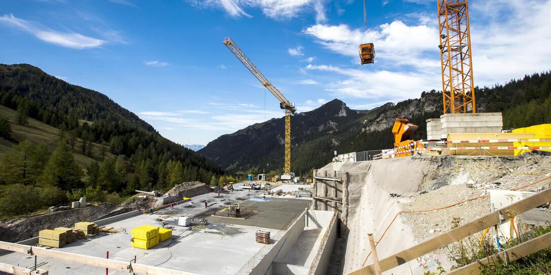 Baustelle Parkhaus Malbun