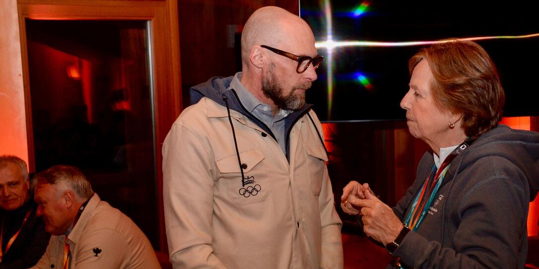 Prinessin Nora im Gespräch mit Marco Büchel