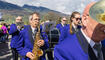 Feierlichkeiten zum Jubiläum bei der alten Rheinbrücke Vaduz–Sevelen