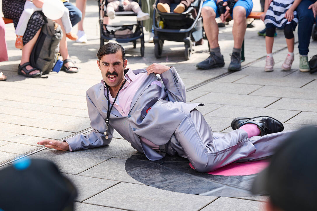 Buskers Strassenkunstfestival in Vaduz