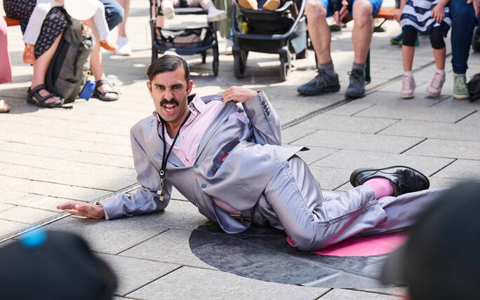 Buskers Strassenkunstfestival in Vaduz