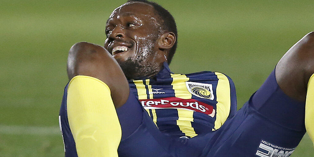 Sprint-Legende Usain Bolt spielte vorübergehend in der australischen A-League Fussball. (Archivbild)