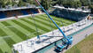 Installation neue Beleuchtung beim Rheinpark Stadion