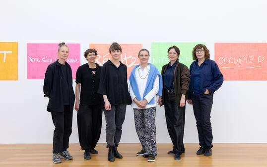 Pressekonferenz zur Ausstellung «Auf der Strasse» im Kunstmuseum Vaduz