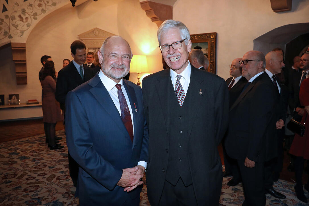 Neujahrsempfang für das diplomatische Corps auf Schloss Vaduz