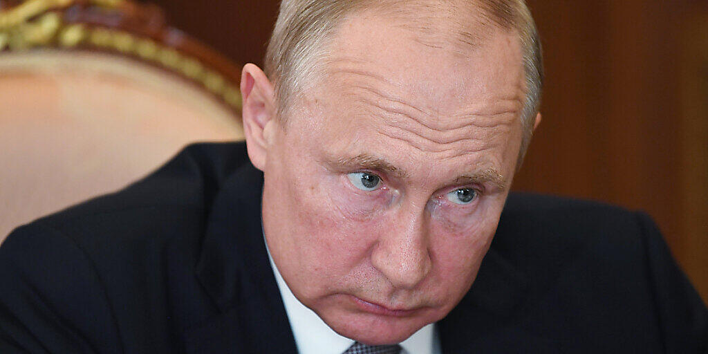 Der russische Präsident Wladimir Putin während eines Treffens im Kreml. Foto: Alexei Nikolsky/Pool Sputnik Kremlin/dpa