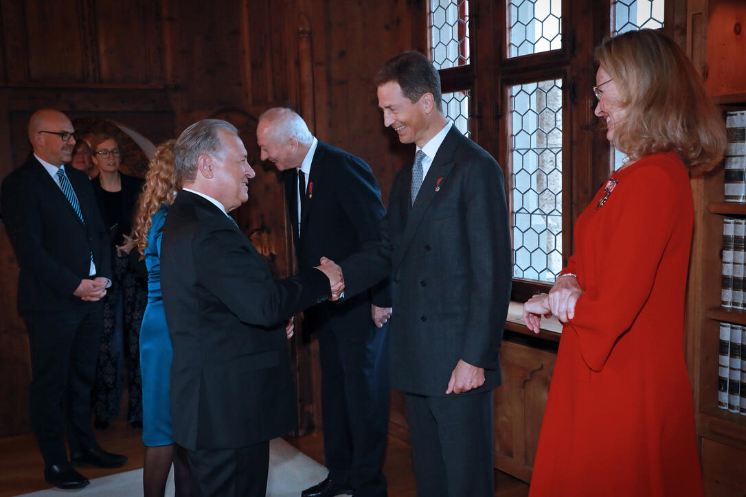 Neujahrsempfang auf Schloss Vaduz