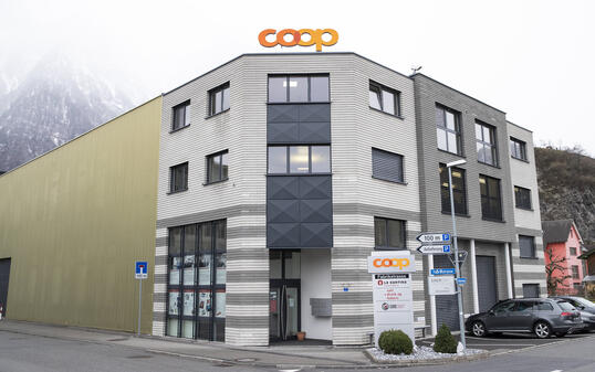 Coop Gebäude in Balzers