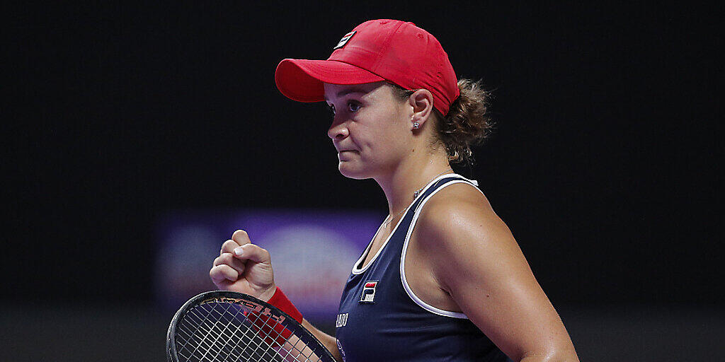 Geschafft! Ashleigh Barty ballt die Faust.