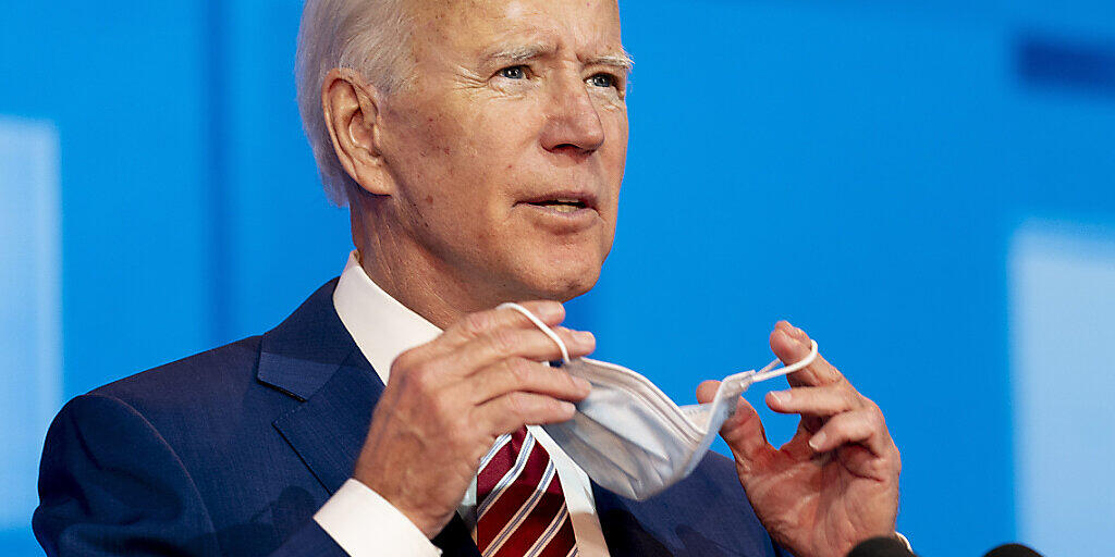 Der neue US-Präsident Joe Biden hat die Bekämpfung der Corona-Pandemie zu den vorrangigen Zielen seiner Präsidentschaft erklärt. Die Zahl der Infizierten und Toten steigt derweil weiter stark an. (Archivbild)