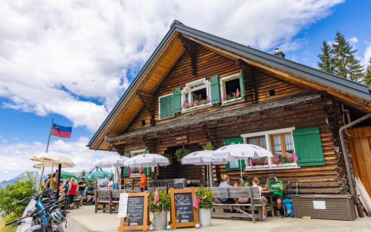 Gafadura H&uuml;tte in Planken