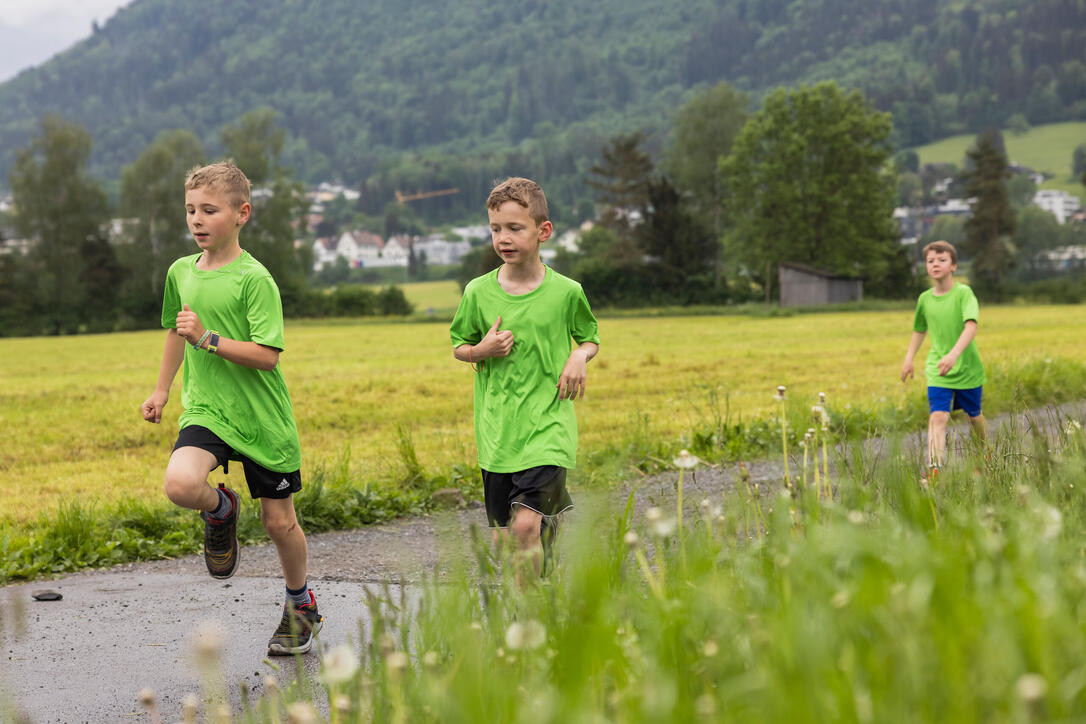 Sponsorenlauf der Primarschule Mauren