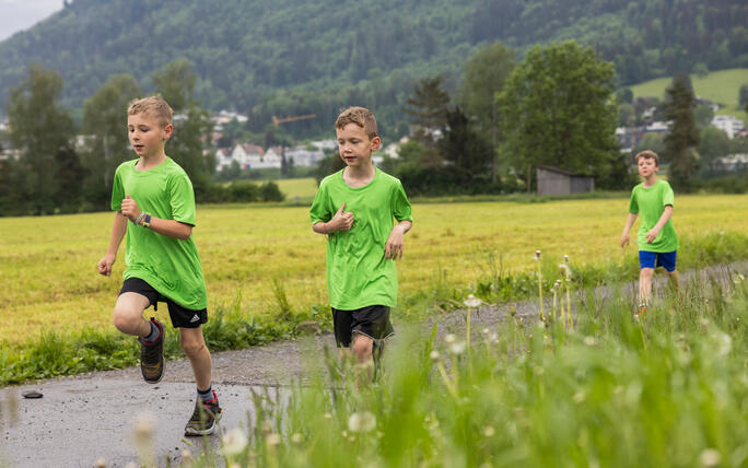 Sponsorenlauf der Primarschule Mauren