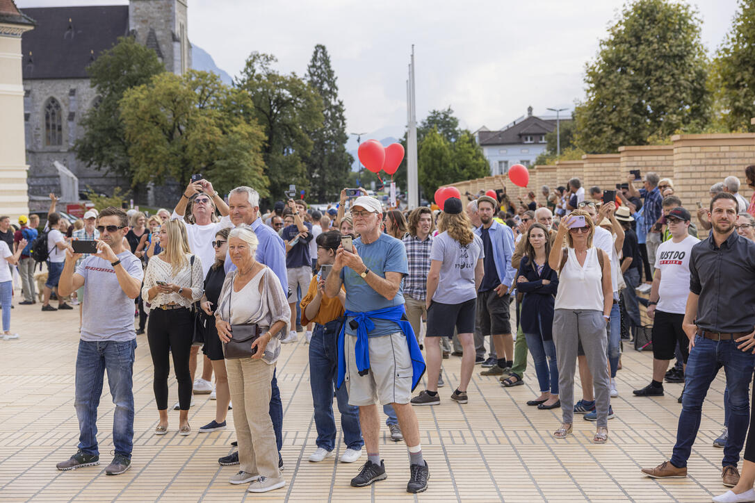 Corona Demo in Vaduz