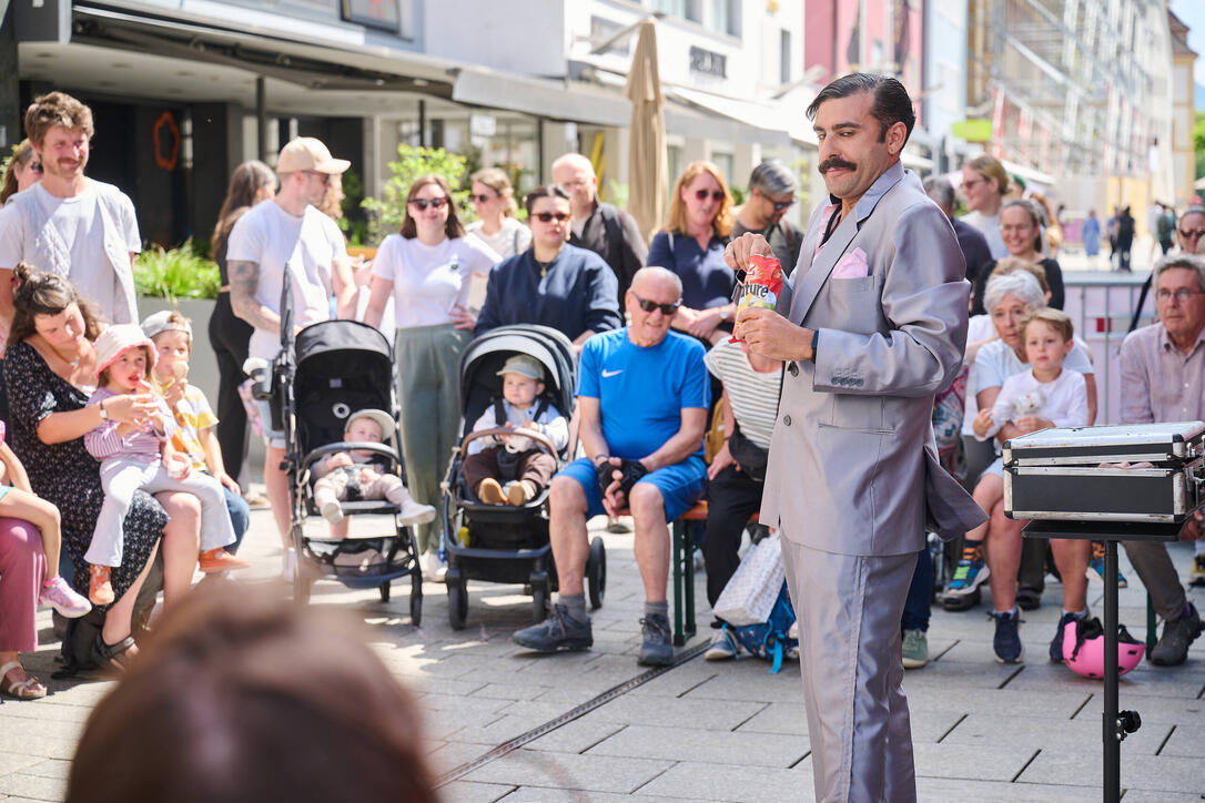 Buskers Strassenkunstfestival in Vaduz