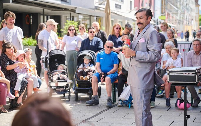 Buskers Strassenkunstfestival in Vaduz