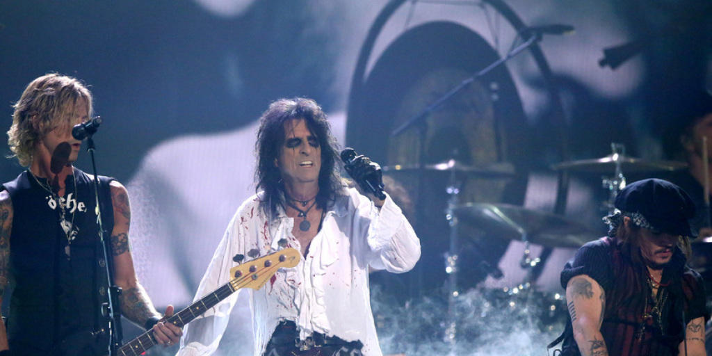 Johnny Depp spielte am 15. Februar 2016 mit seinen Hollywood Vampires in Los Angeles (Archiv) Johnny Depp spielte am 15. Februar 2016 mit seinen Hollywood Vampires in Los Angeles (Archiv)