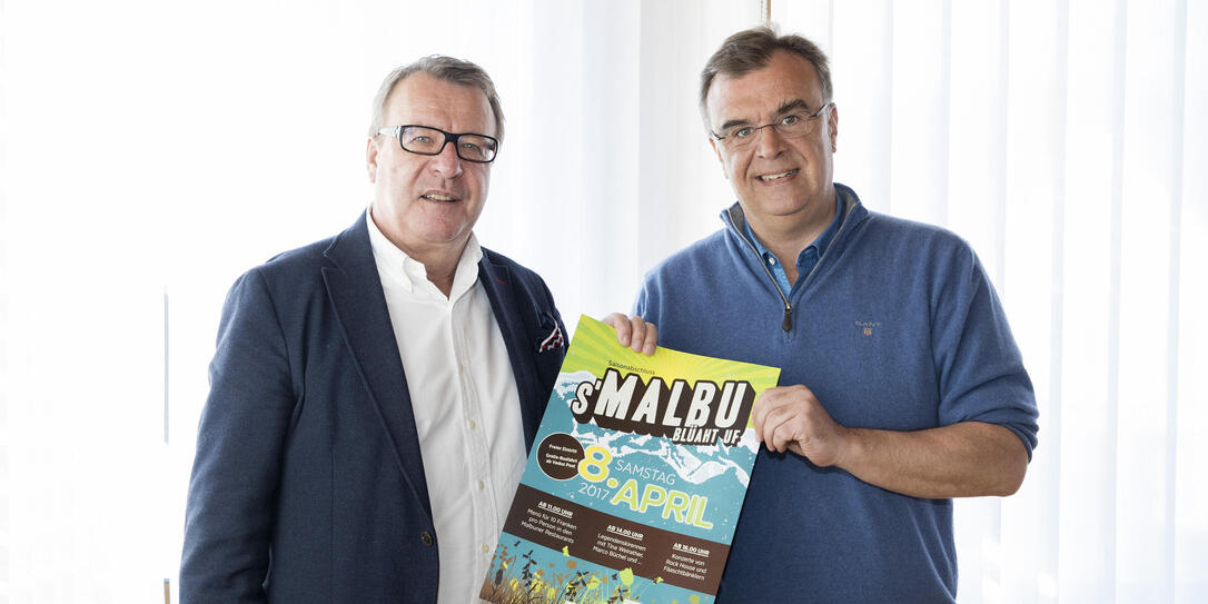 Medienkonferenz zu s’Malbu blüaht uf, Vaduz Medienkonferenz zu s’Malbu blüaht uf, Vaduz