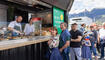 Feierlichkeiten zum Jubiläum bei der alten Rheinbrücke Vaduz–Sevelen
