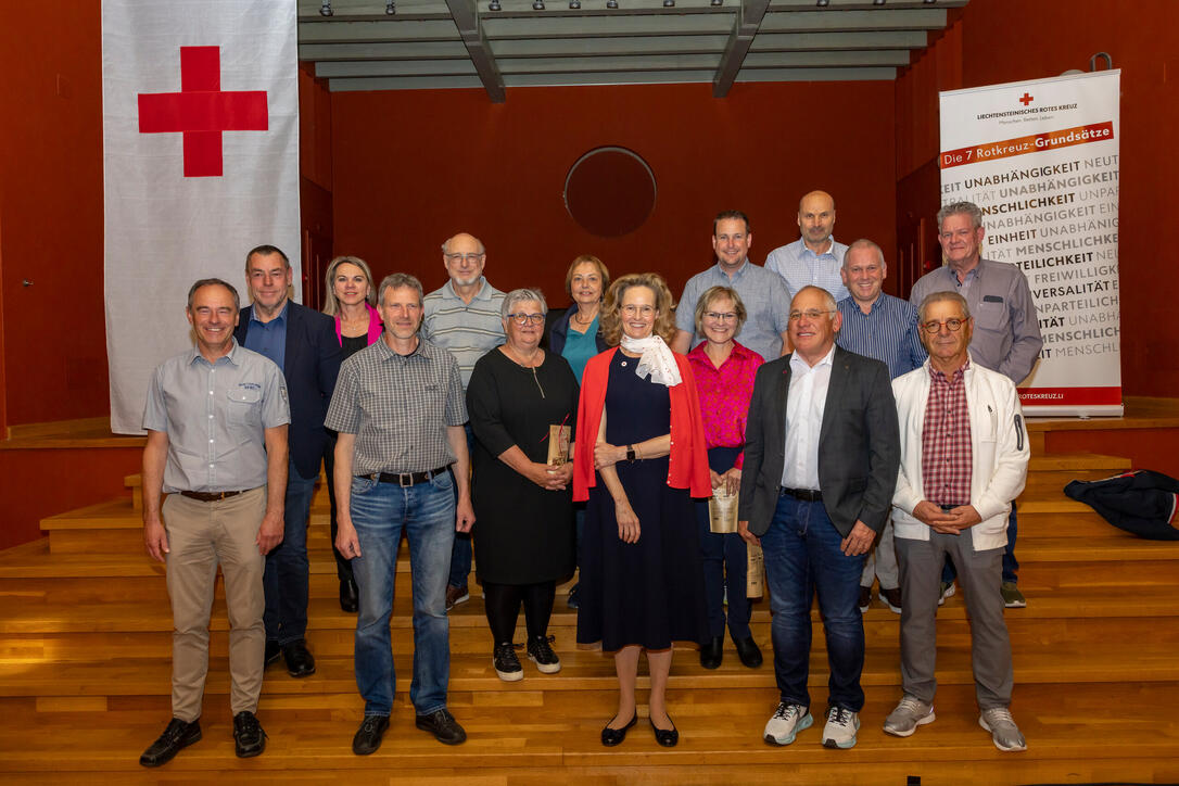 Auszeichnung der Blutspenderinnen und Blutspender in Vaduz (20.05.2025)