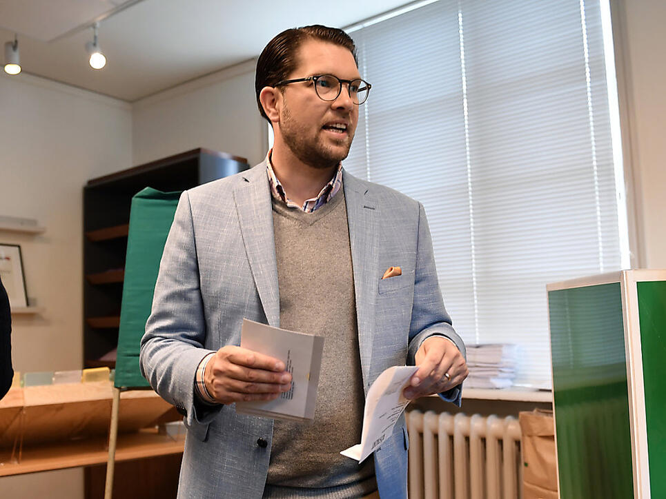 Der eigentliche Gewinner der Wahl: Schwedendemokraten-Chef Jimmie Akesson.